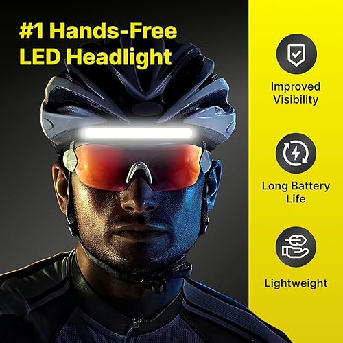 Miniatura 2 de Linterna frontal de luz lumen recargable, lámpara LED Lumenlight, lámpara de cabeza de haz ancho de 230 con sensor de movimiento para adultos, 5