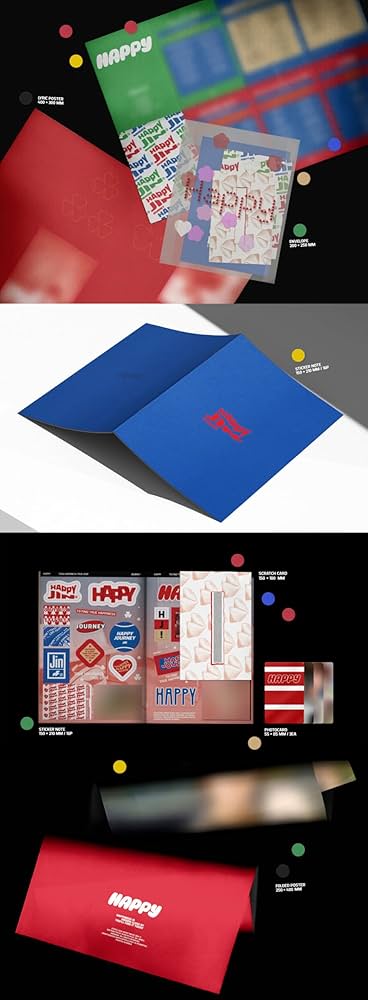 BTS ジンアルバム HAPPY JIN Happy 1st Album with Tracking Sealed BTS (Standard