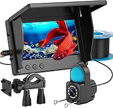 Underwater Fishing Camera TMACTIME 1080P HD, Portable Fish Finder with 4.3" LCD Display & Infrared Night Vision Light, IP68 Waterproof & 5000mAh, Fishing Camera for Ice Lake Boat Kayak Fishing