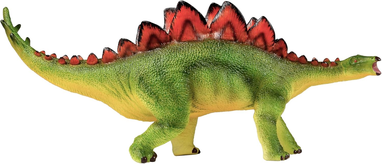 RECUR Stegosaurus 19" Long Realistic Jurassic Toys, Wildlife Dinosaur, Toy Model, Ages 3+