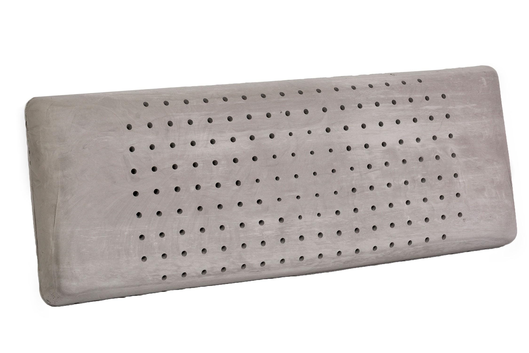 Moonia | Almohada Viscoelástica Negra Perforada de Carbono | Efecto Anti-estrés | Elimina los olores | Reduce la oxidación | Almohada Cervical | Almohada viscoelástica 135 cm | Antiácaros