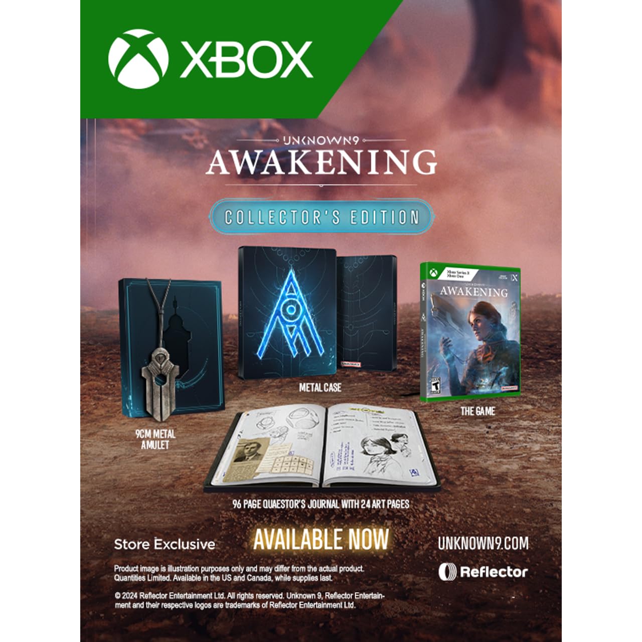 Unknown 9: Awakening Xbox Series X/ one Collector's Edition