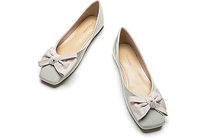 Women's Flats: Refined Square Toe Ballet Shoes for Uncompromising Style