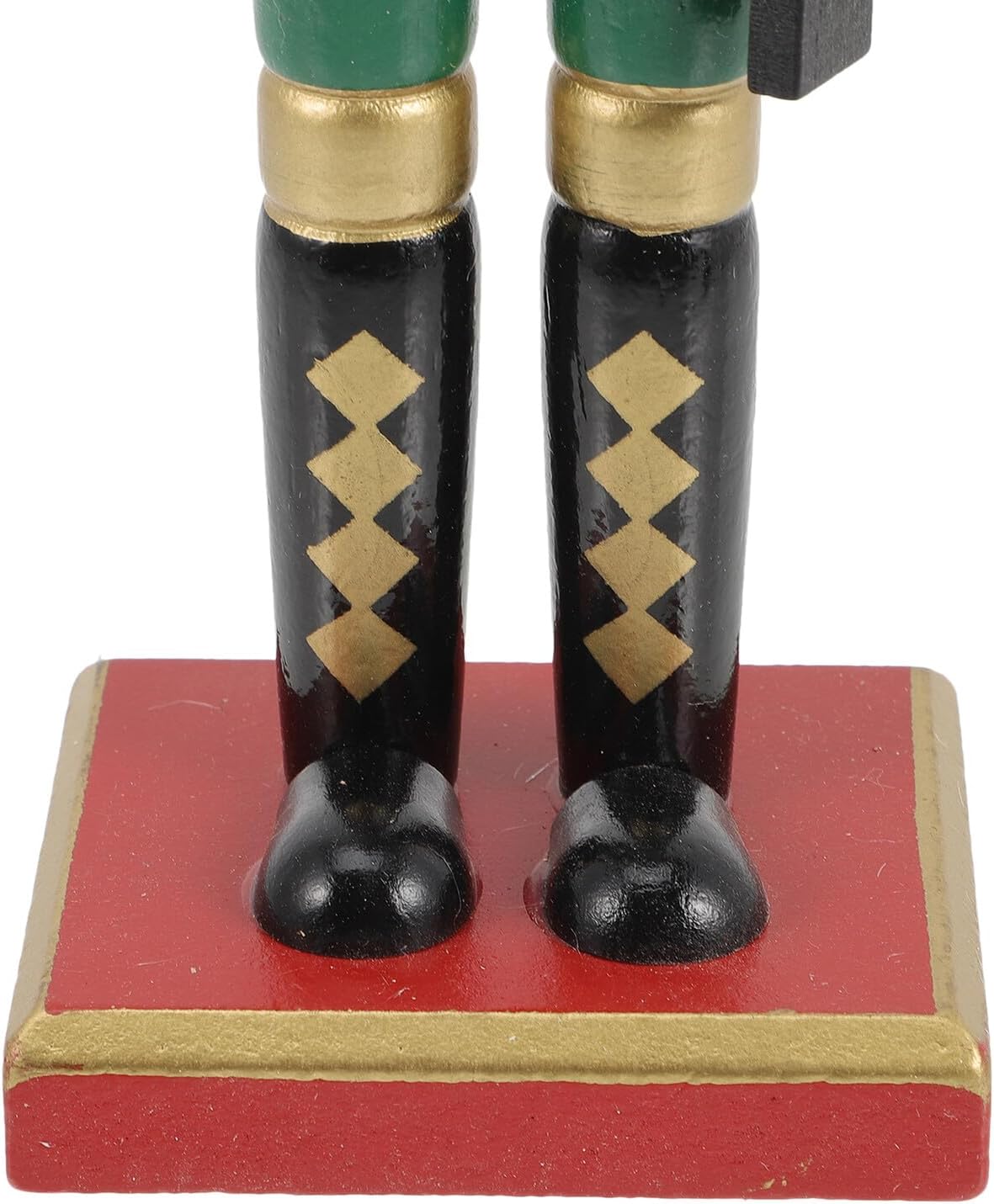 Christmas Nutcracker Figurine Wooden Soldier Nutcracker Ornament with Holiday Xmas Tabletop Decoration for Home