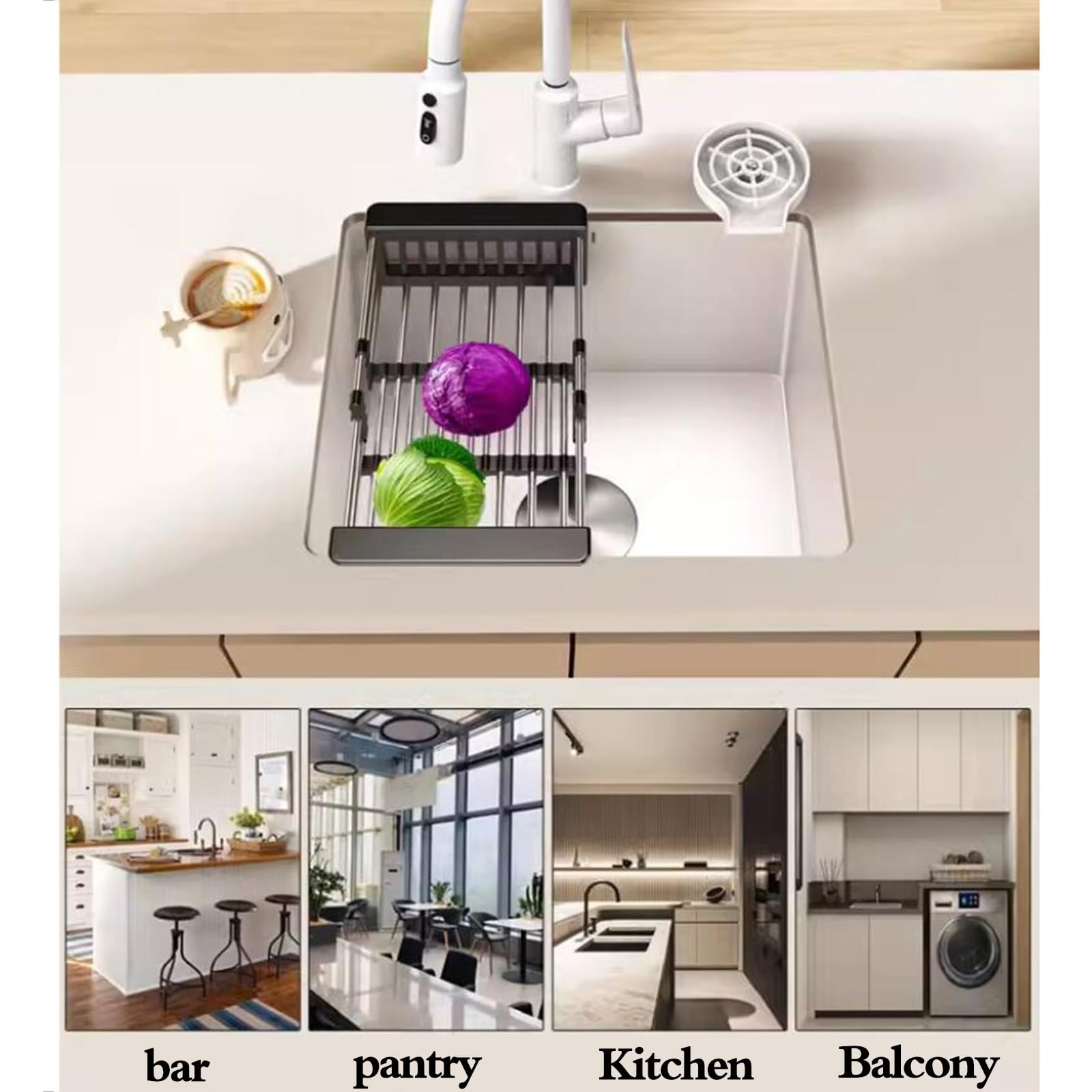 Amazon.co.jp: キッチン用設備 小さなキッチンステンレスシンク