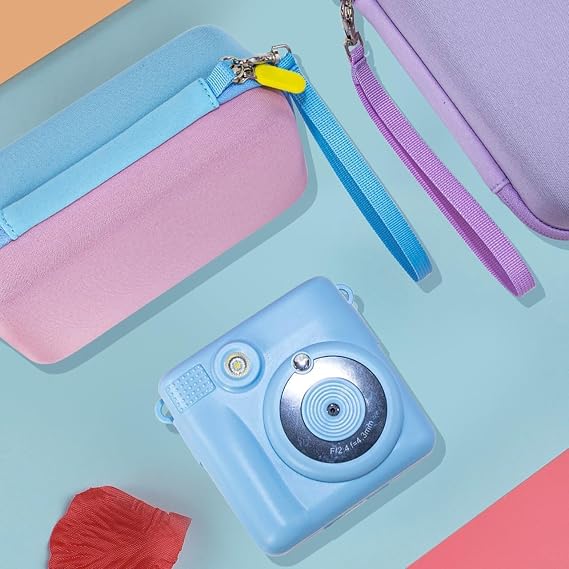 for instant Print Camera Case for ESOXOFFORE and Compatible Models, Large Capacity Storage Organizer with Removable Dividers for Dylanto ENERHAMP Anchioo YTETCN Amzelas WEEFUN GKTZ MEETRYE USHINING