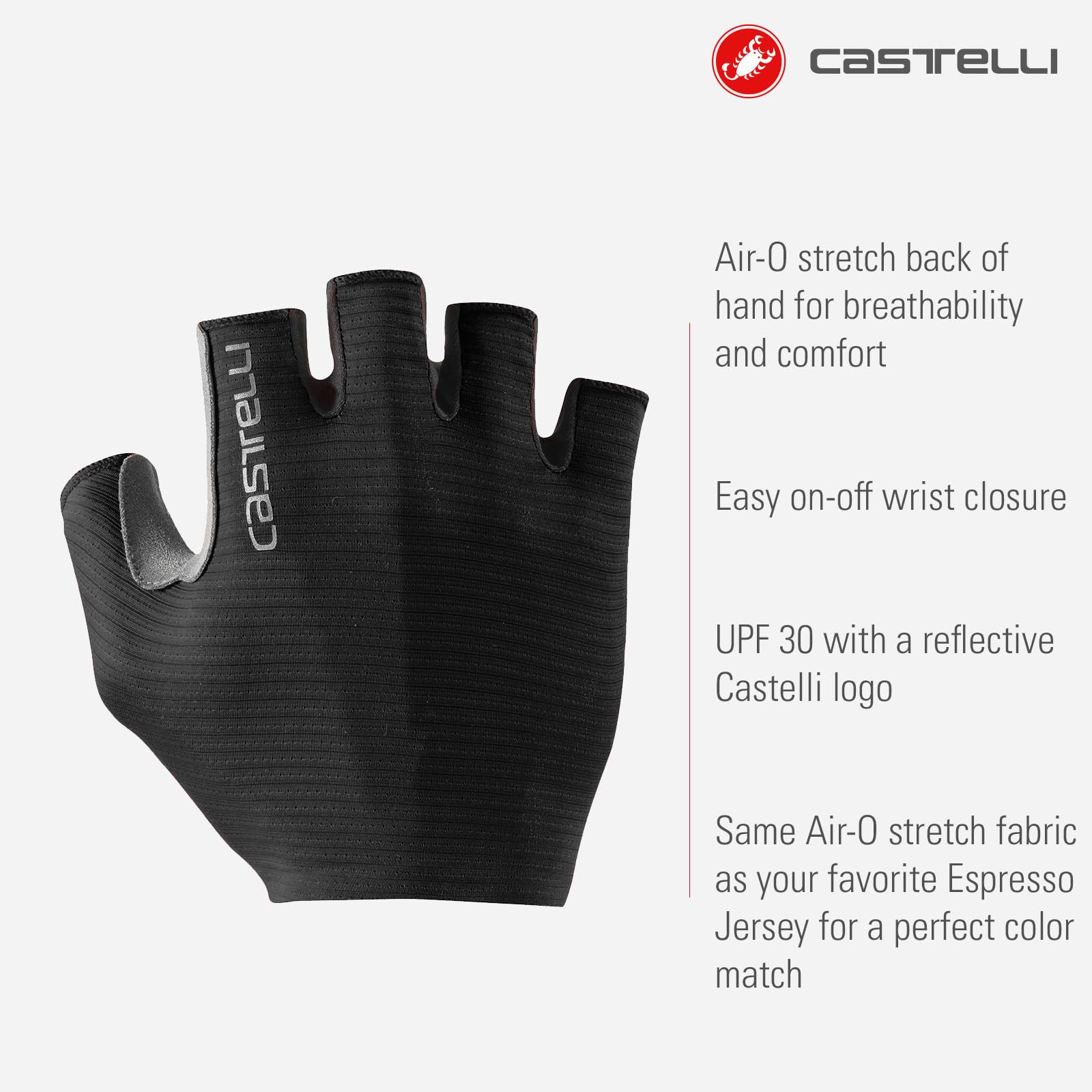 Castelli Espresso Short Gloves XL