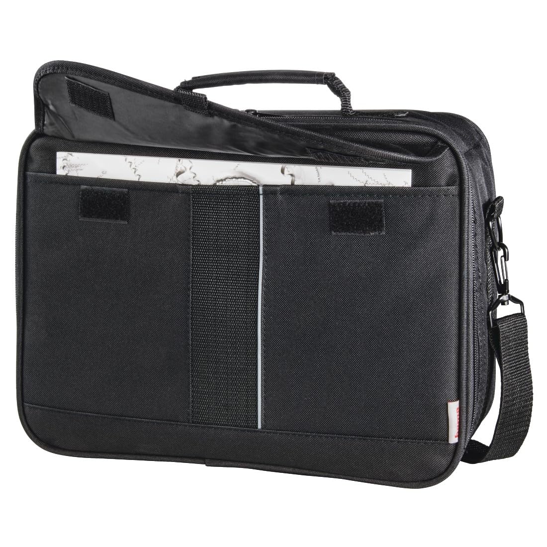 Hama Sacoche de Rangement Sportsline (Sacoche de projecteur, Ordinateur et disques durs, Taille L, 27 x 39 x 15 cm, rembourré, pour Acer, BenQ, Epson, LG, Optoma BeamerL) Noir