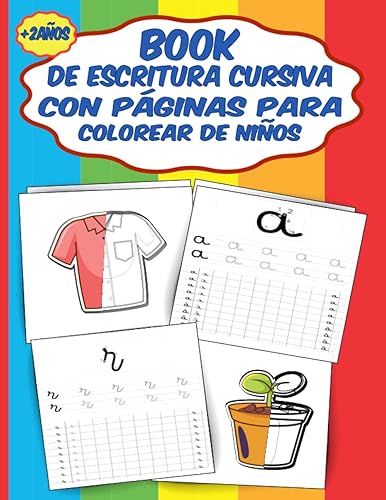 Book de escritura cursiva con páginas para colorear de niños Elige el libro de las escrituras y ayuda a tus hijos a aprender muy facilmente, 100