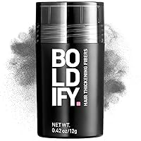 Vista 96 de BOLDIFY - Fibras de pelo para el cabello fino (gris), indetectables, botella de 2 onzas; oculta completamente la pérdida de cabello en 15 segundos