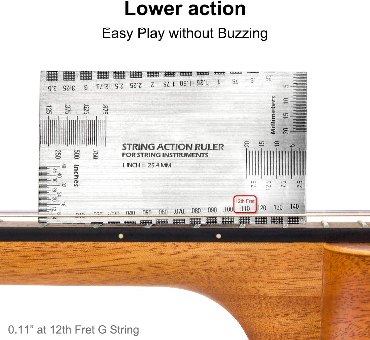 Kmise Baritone Ukulele,Ukelele 30 inch Professional Mahogany Uke with DGBE String Strap Ukalalee Picks