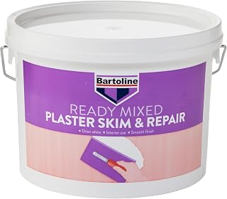 Ready Mixed Plaster Skim and Repair 2.5 L, Easy Application Plaster for Wall and Ceiling Repairs