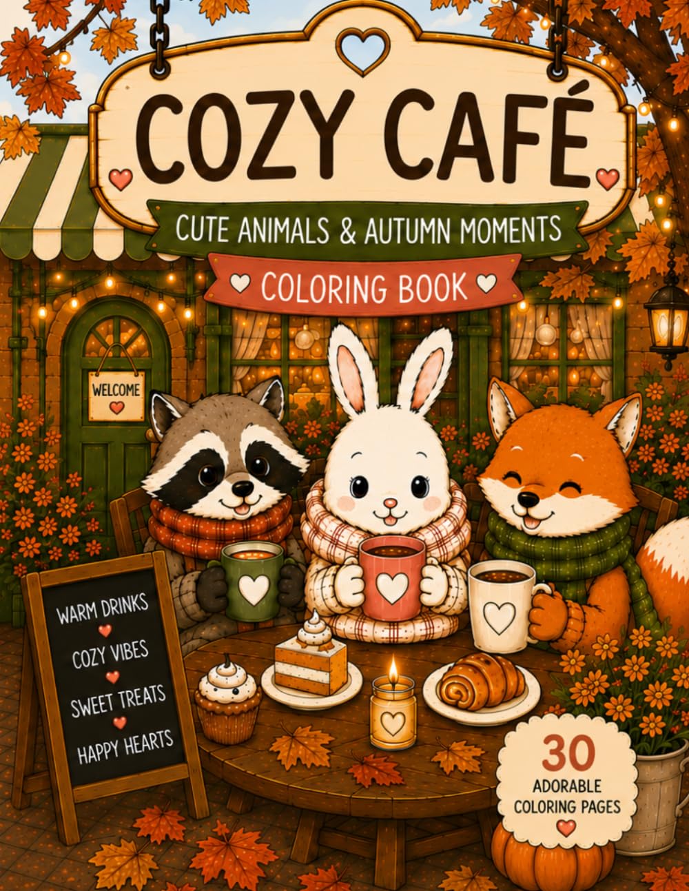 Cozy Café: Cute Animals & Autumn Moments (Cozy Critters)