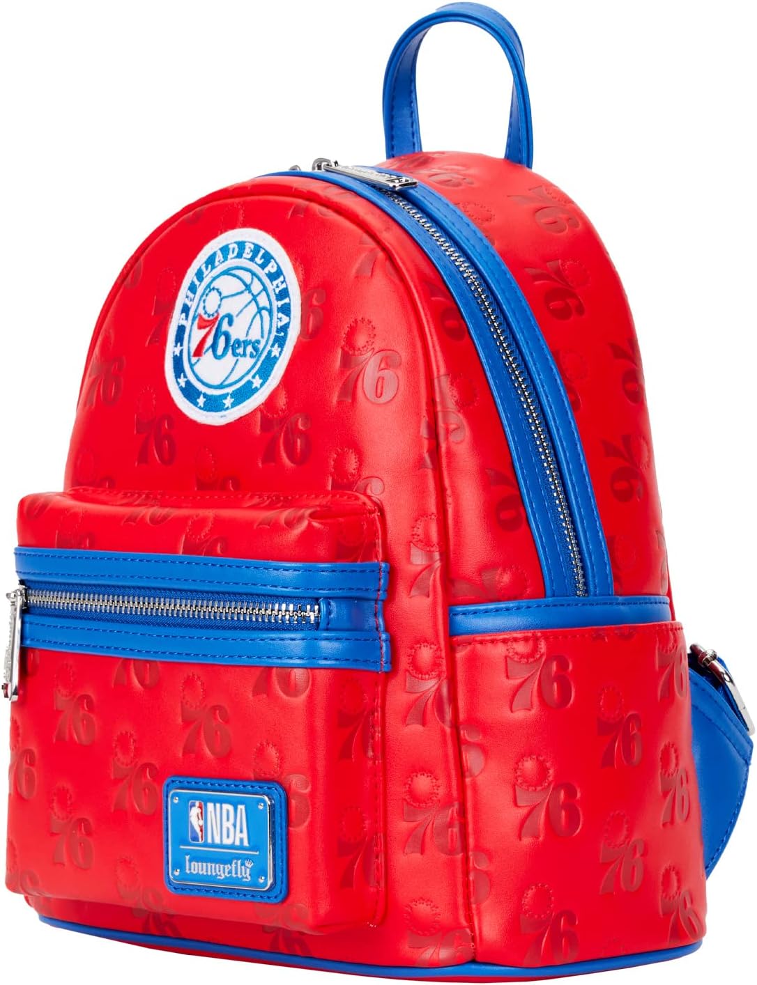 Loungefly NBA: Philidelphia 76ERS Logo Mini-Backpack