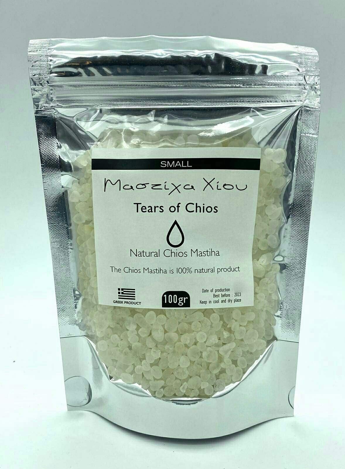 Mastiha Pack 100gr (3.52 oz) Small Tears Gum 100% Natural Gum From Growers Fresh