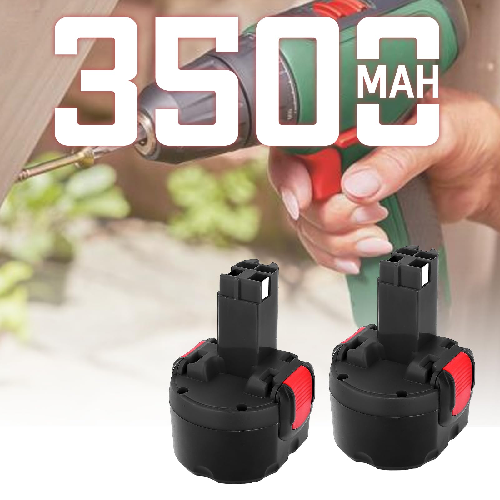 Exmate 9.6V 3.5Ah Akku Für Bosch PSR 960 BAT048 BAT100 BAT119 2607335272 2607335461 GSR 9.6 GDR