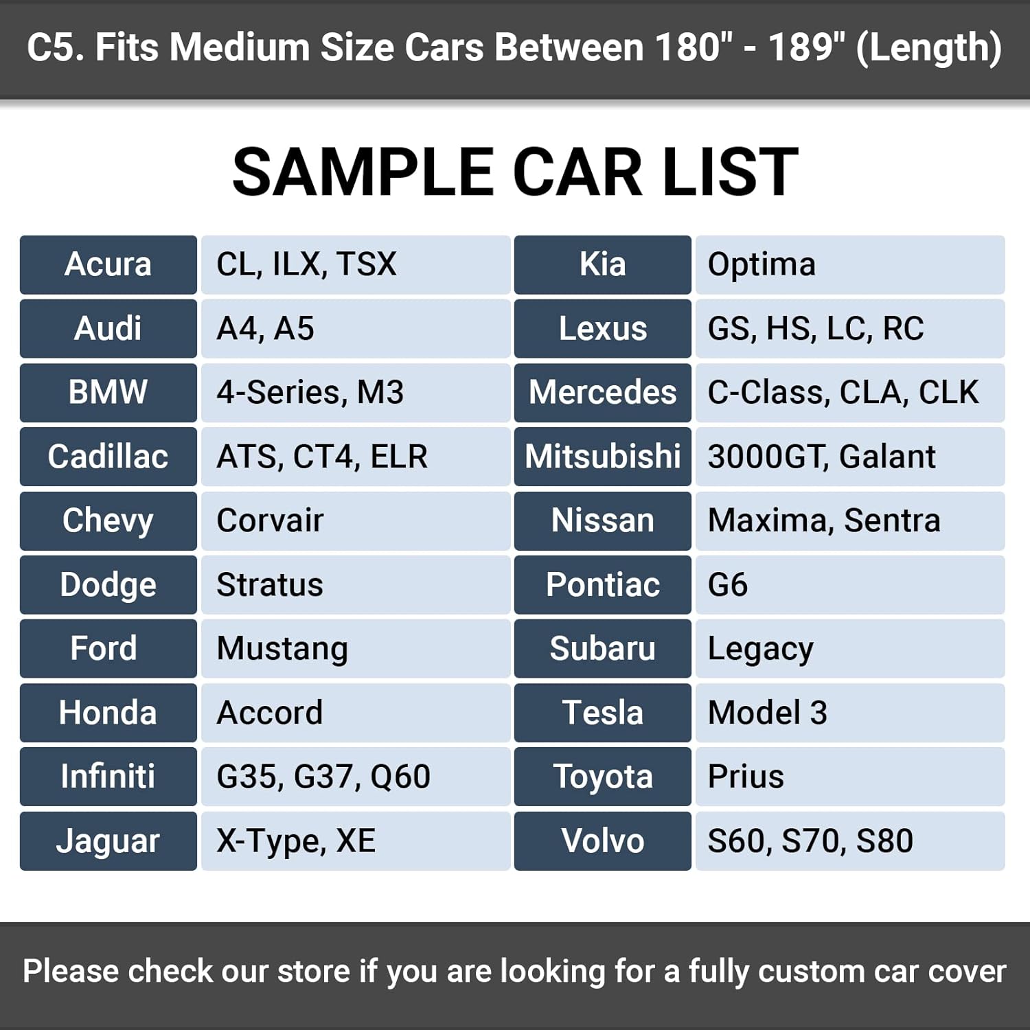 iCarCover 18-Layer Premium Car Cover Waterproof All-Weather | Rain Snow UV Sun Hail Protector for Automobiles | Automotive Accessories | Full Exterior Indoor Outdoor Cover Fit for Sedan (180-189 inch) : Automotive