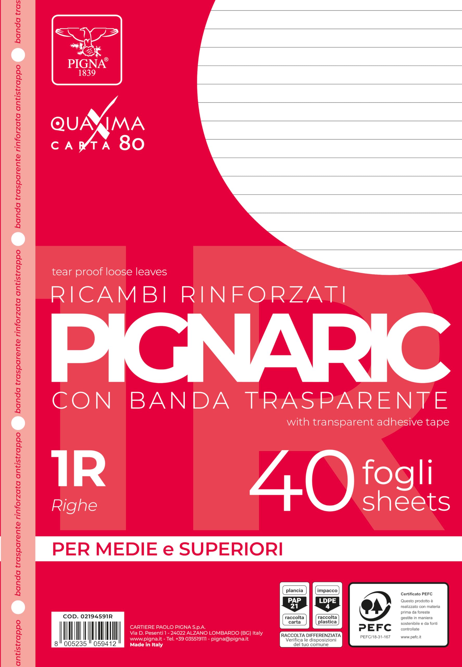 PIGNA 02072781r-s Notepad