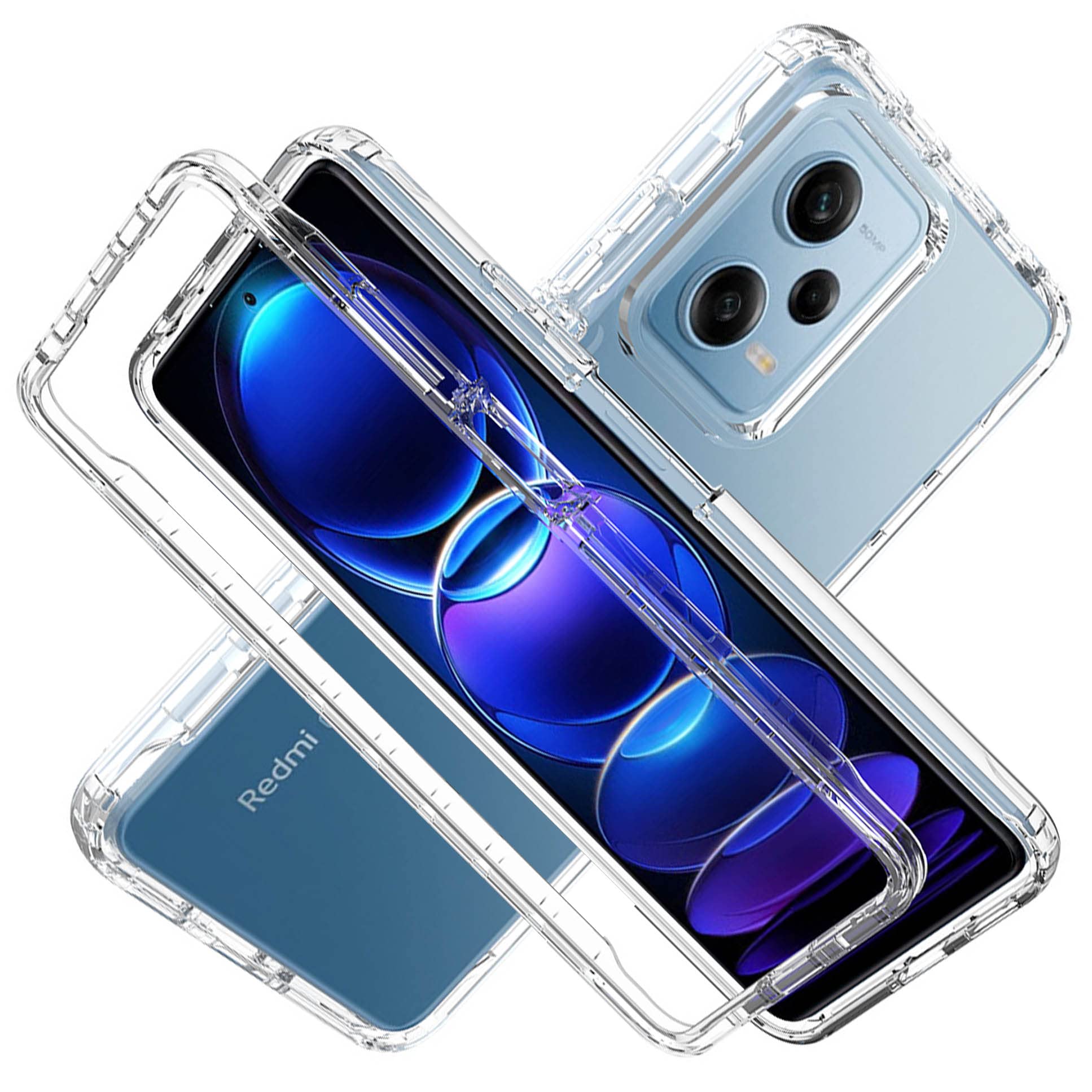 Custodia UPLAI Per Xiaomi POCO X5 5G / Redmi Note 12 5G - Morbida Trasparente Con Disegno Cucciolo Giallo - 2