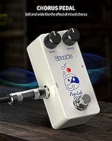Vista 3 de Pedal de Chorus, Pedal de Guitarra Chorus, Mini Pedal de Chorus Analógico, DC 9V, True Bypass para Guitarra Eléctrica