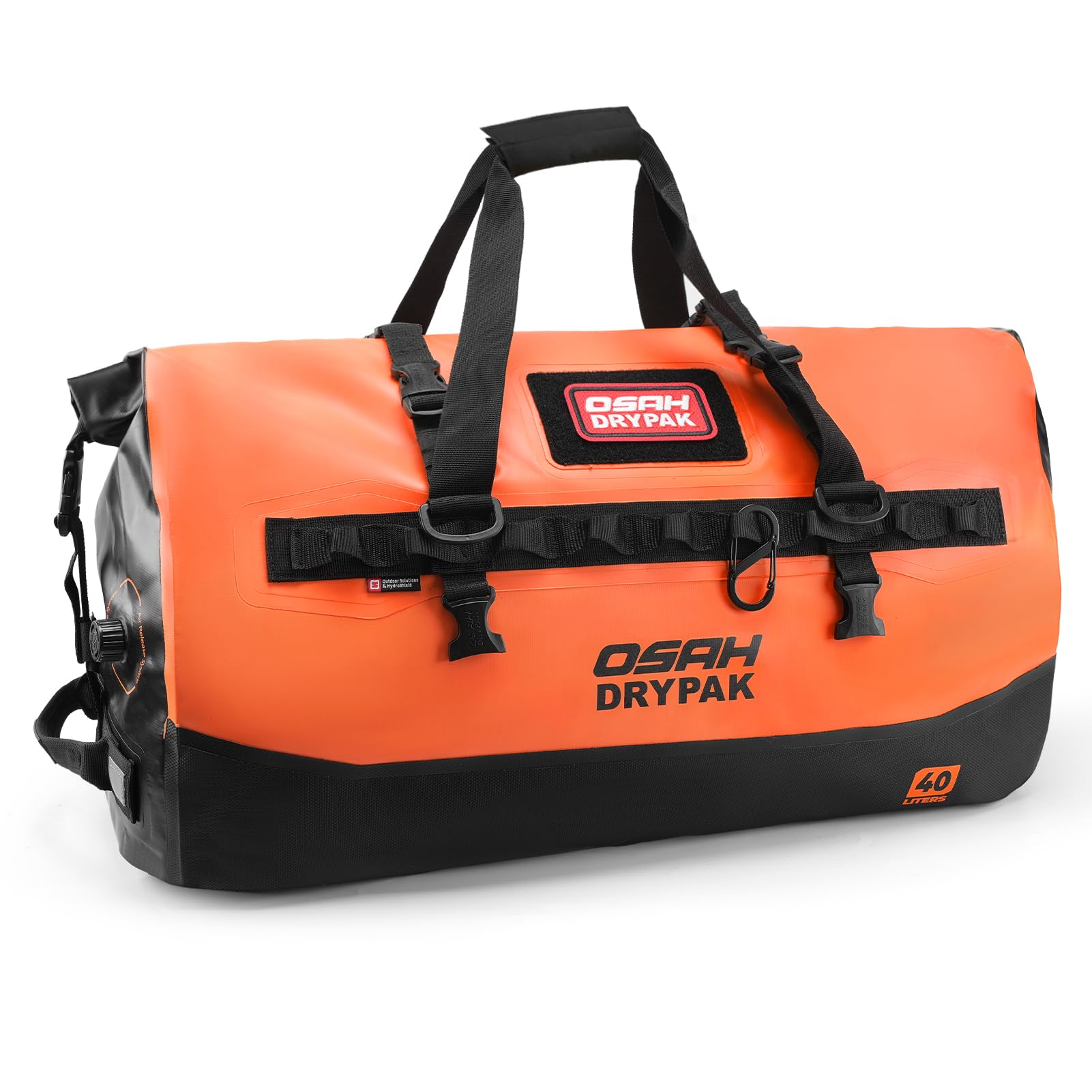 OSAH DRYPAK Waterproof Duffel Bag 25L/40L/60L – Heavy-Duty Motorcycle Tail Bag, Roll-Top Dry Bag for Travel, Camping, Boating, Kayaking, Outdoor Adventure