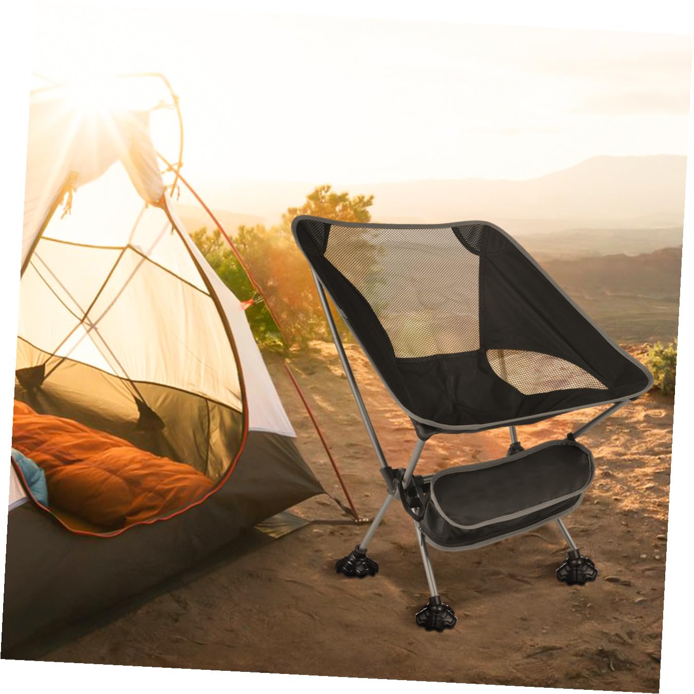 Abaodam Protège-Pieds Lors de Chaise de Camping en Plastique Noir Lot de 4, Facile à Installer, Forme Palmes de Grenouille, Protection Antidérapante pour Table et Chaise en Extérieur