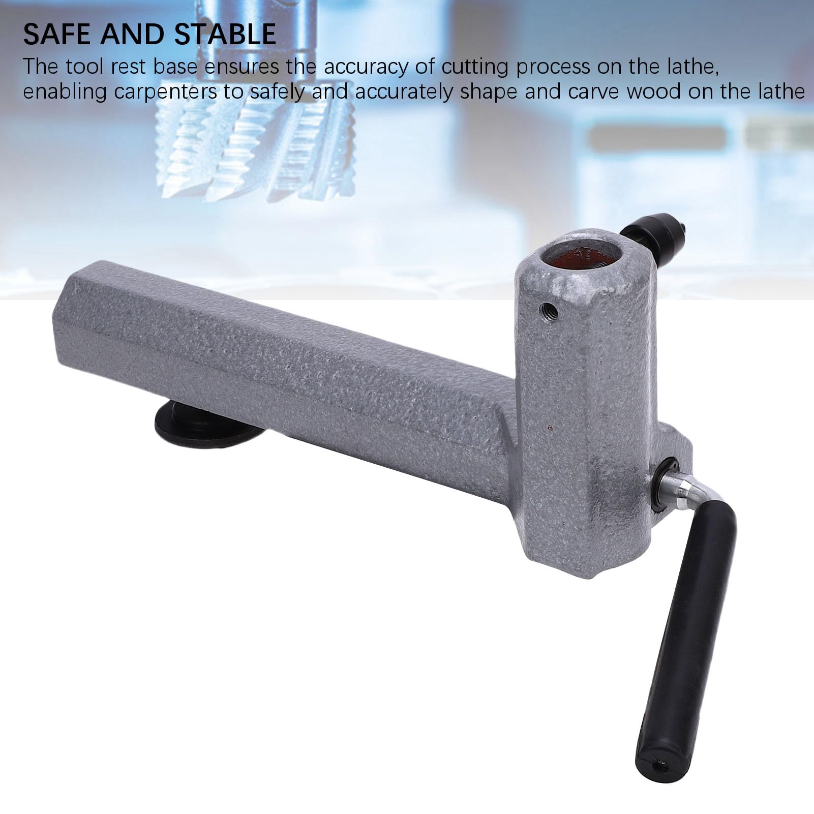 VBESTLIFE Soporte de Base para Herramienta de Torno de Madera 14in