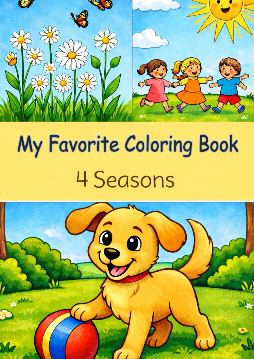My Favorite Coloring Book: 4 Seasons