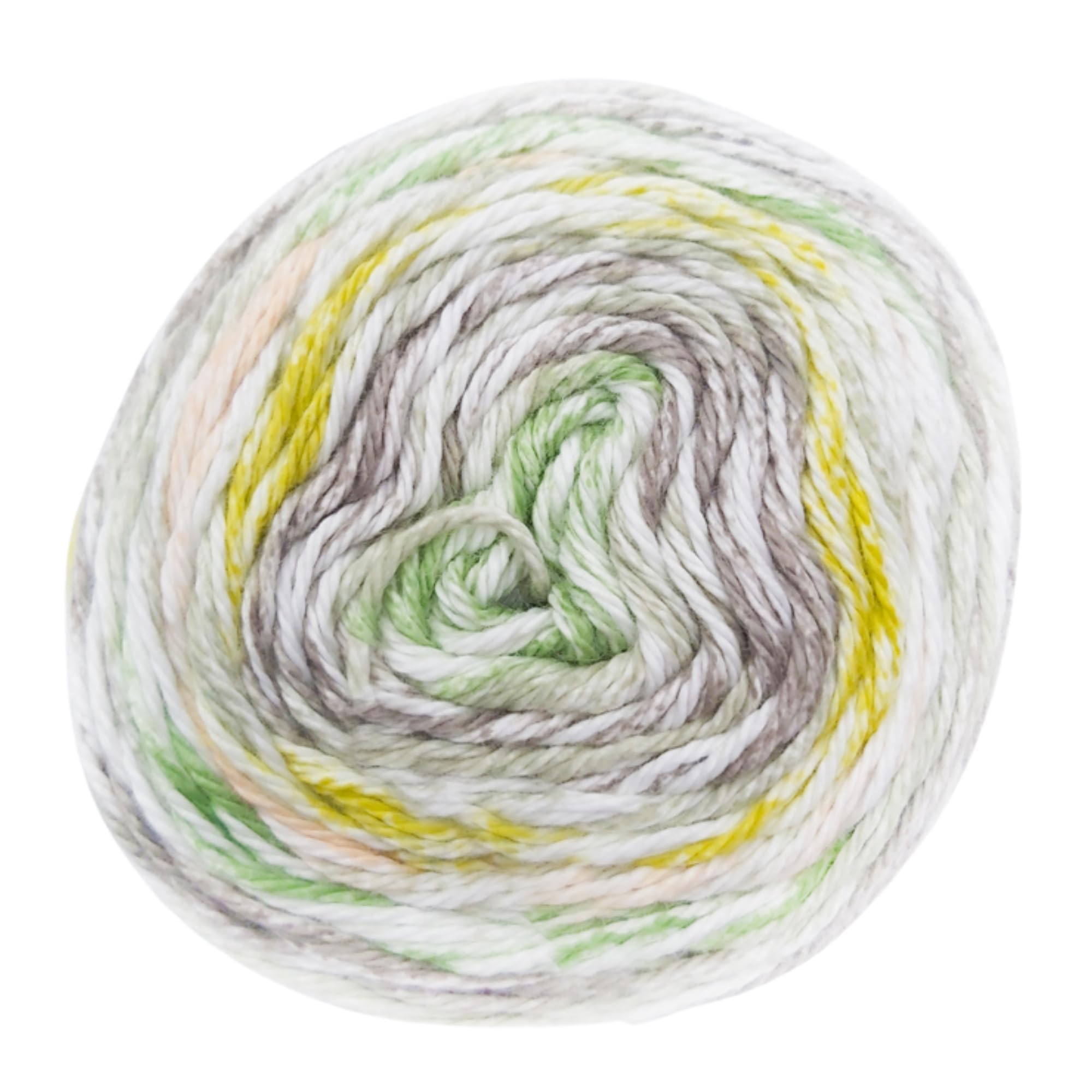 Cotton Waves DK Wool Yarn by James C Brett, Colourful Rainbow Yarn 100g Ball (Spring Grass)