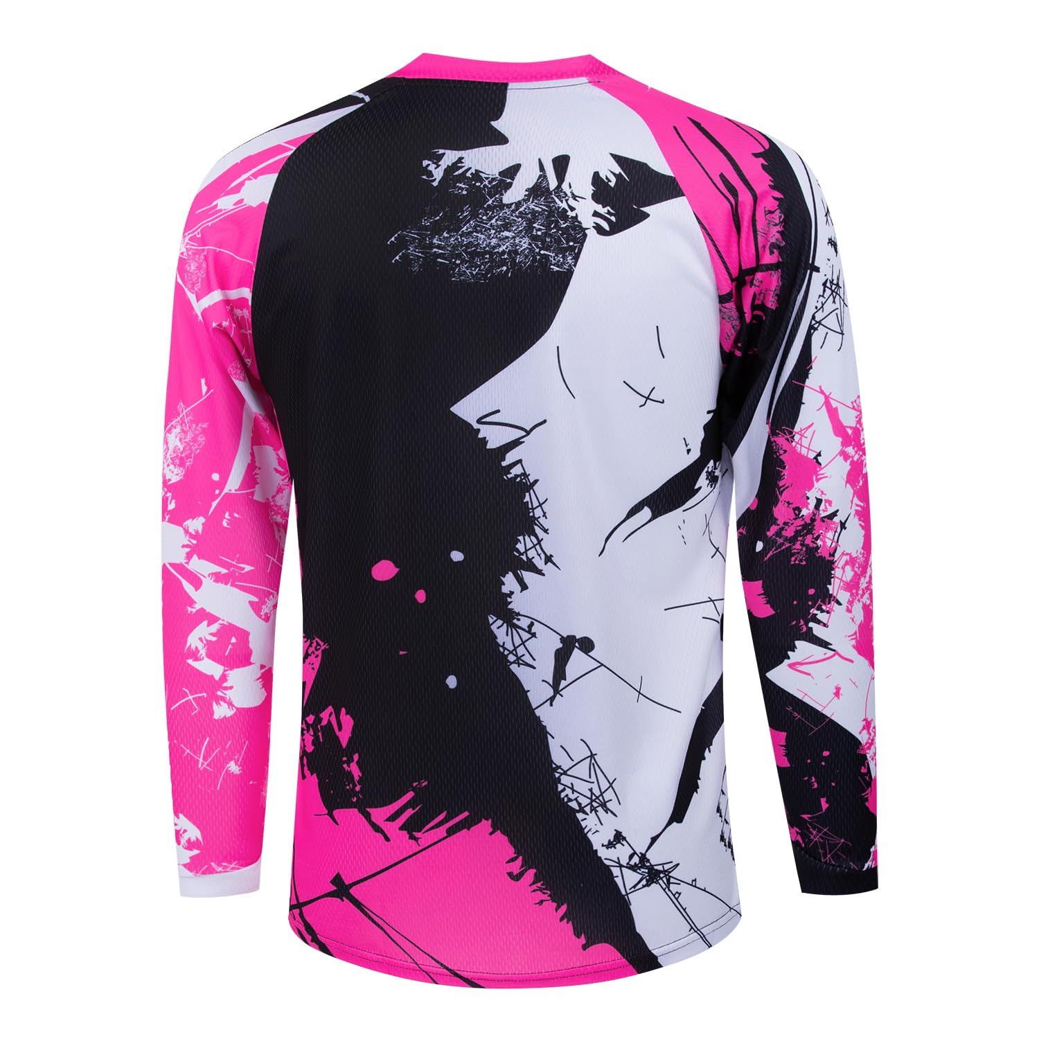 Camiseta de motocross de manga larga para niños, para motocross, camiseta de ciclismo de montaña para niños