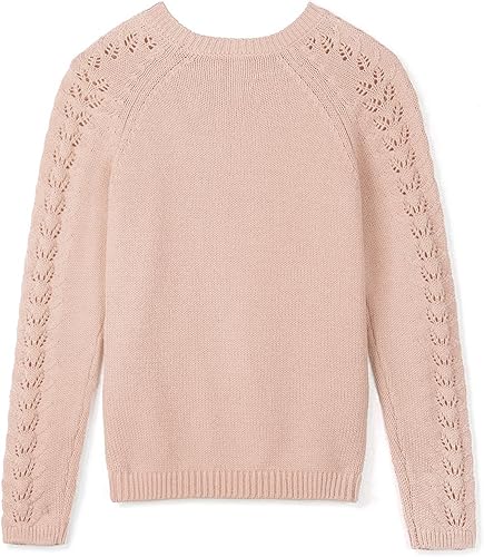 Miniatura 2 de Kid Nation Suéteres para niñas adolescentes y niñas pequeñas, lindo suéter de punto con cuello redondo