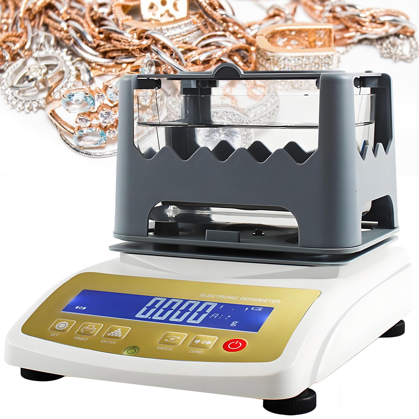 Probador de metales preciosos con alta precisión para oro, platino y paladio, ideal para joyerías, casas de empeño y refinerías