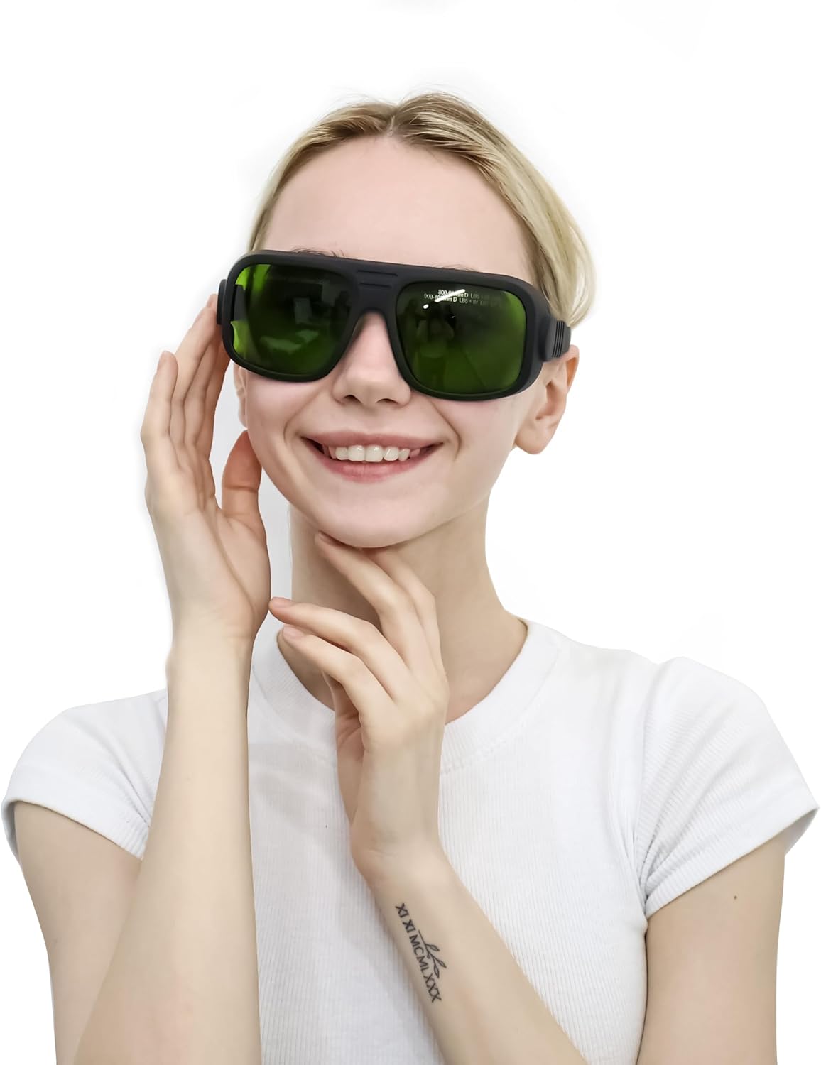 LaserPair 808/980/1064nm Laser Safety Goggles - Diode Laser Protection Glasses for Medical, Hair removal, Meets CE EN207 Standards - Unisex Lightweight(Model: YHP-2) - Image 4