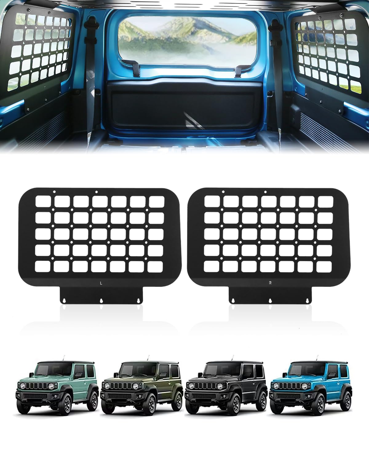 Amazon.co.jp: ROADER ジムニー シエラ jb64 トランク拡張棚 サイド 