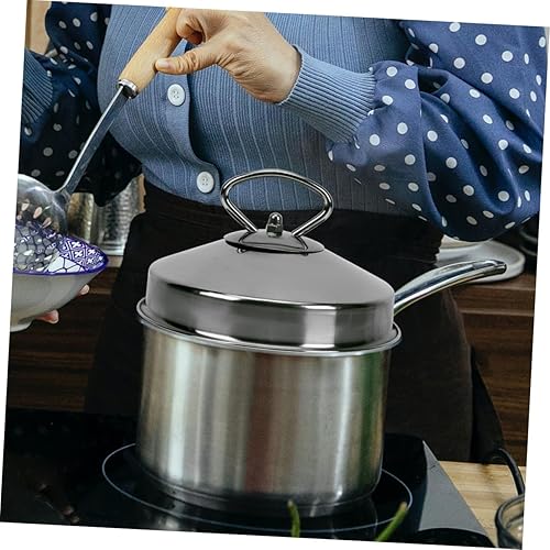 Miniatura 5 de YARNOW Tapa de vapor profesional para cocinar y sopa, diseño versátil, fácil de limpiar y mantener, apta para uso doméstico y comercial