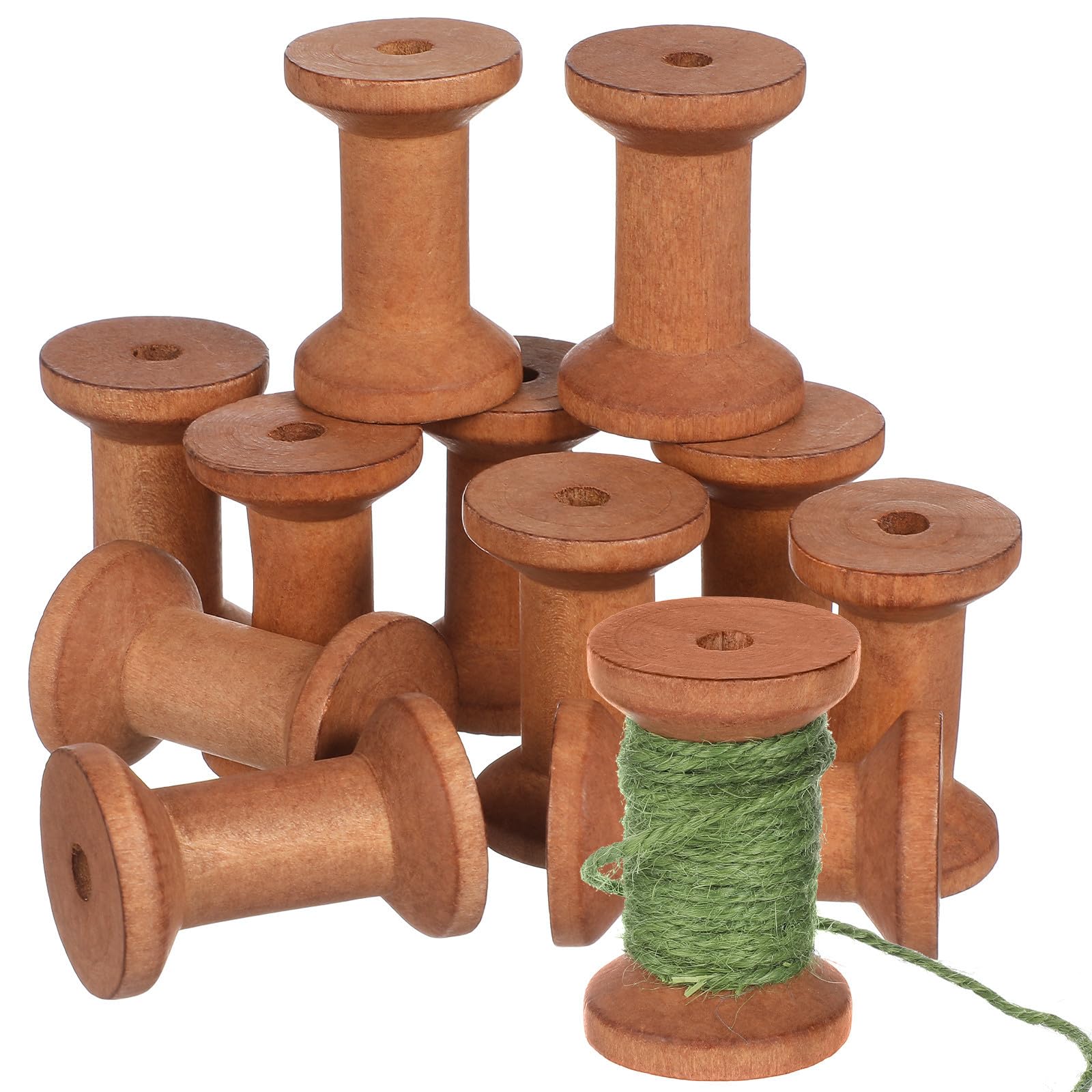 Carretes de madera MAGICLULU para eliminar el desorden de hilos sueltos en costura