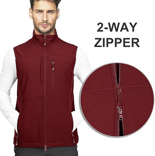 soft shell sleeveless jacket