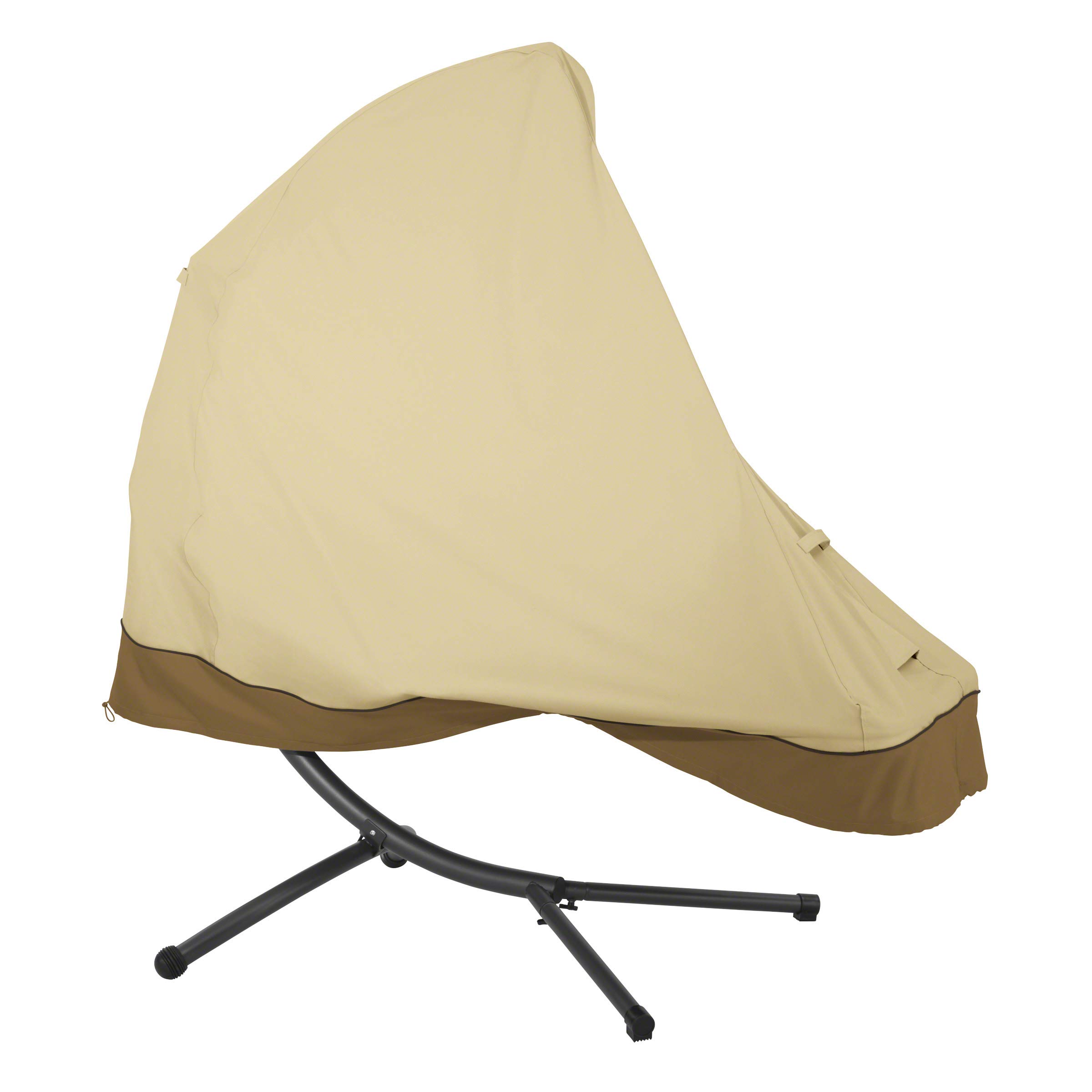 Classic Accessories Veranda WaterResistant 73 Inch Patio Hanging Chaise Lounge and Stand Cover