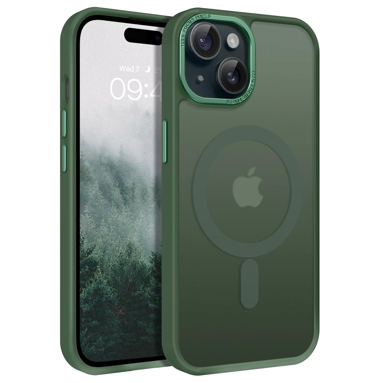 Coque de protection iPhone 15 Plus translucide pour hommes femmes - 8