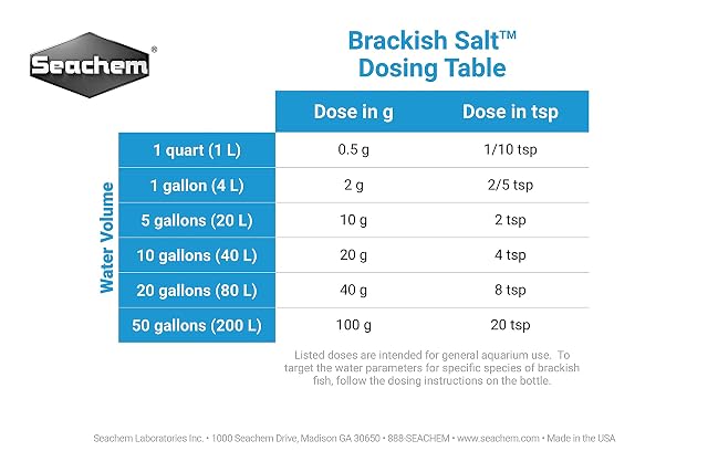 Foto 2 de 2 de Seachem Laboratories ASM223 Seachem Live Bearer Brackish - Sal para acuario, 600 g