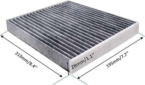 Miniatura 3 de Paquete de 3 repuestos de filtro de aire de cabina FD285 para los modelos CF10285 y CP285, no compatible con el modelo Prius de 2016