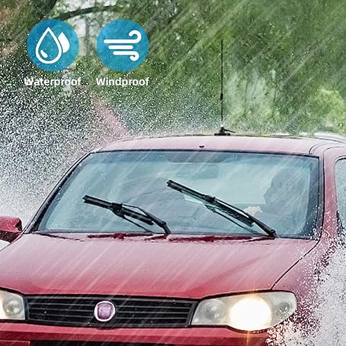 Miniatura 8 de Antena de radio móvil VHF UHF de doble banda 136-174MHz 400-520MHz con cable RG58 de 10 pies para radioaficionado, GMRS, Yaesu, radio bidireccional