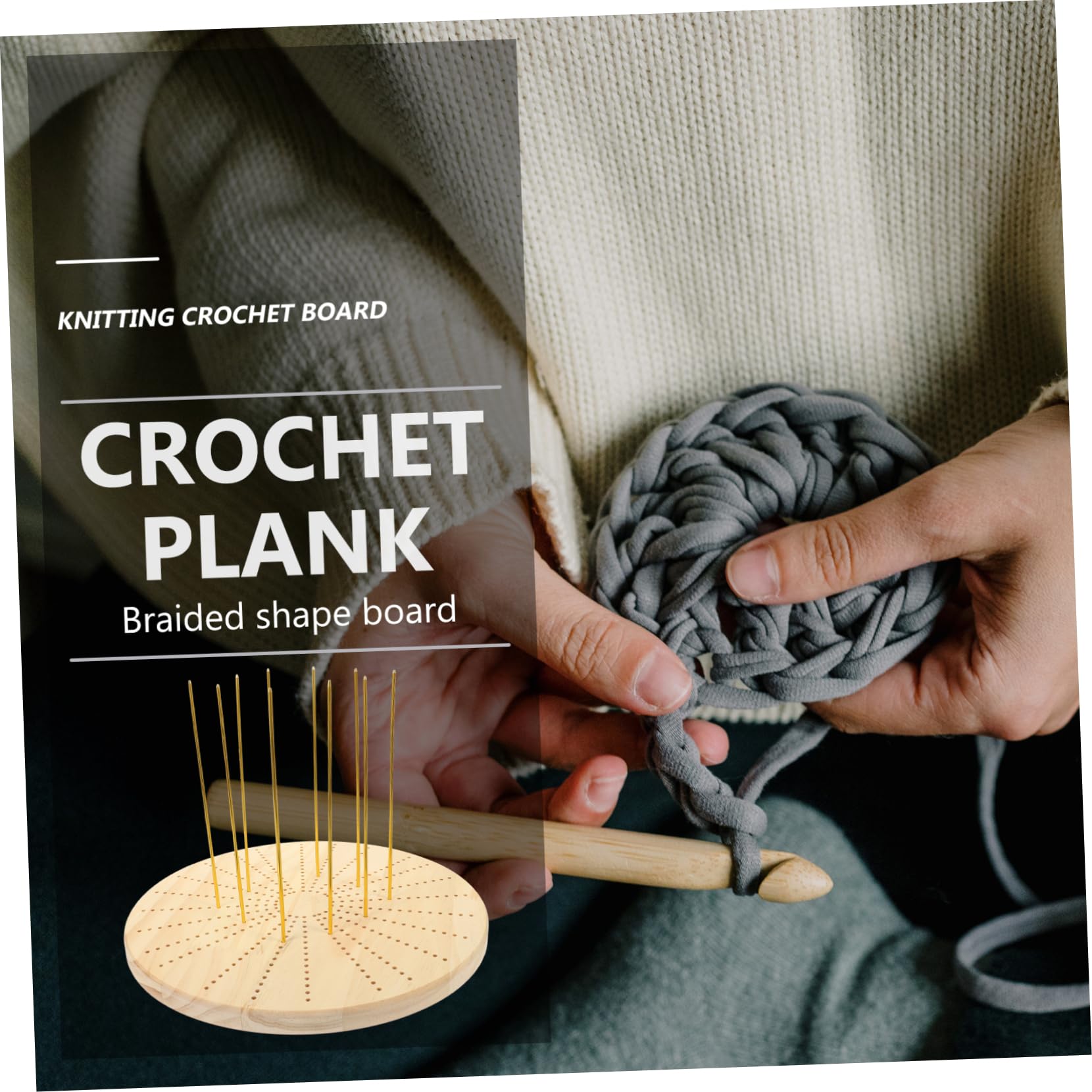 OSALADI 1Set Blocking Board for Knitting Crochet Supplies with Positional Needles Weaving Tool for Tapestry and Wall Hanging Crafts