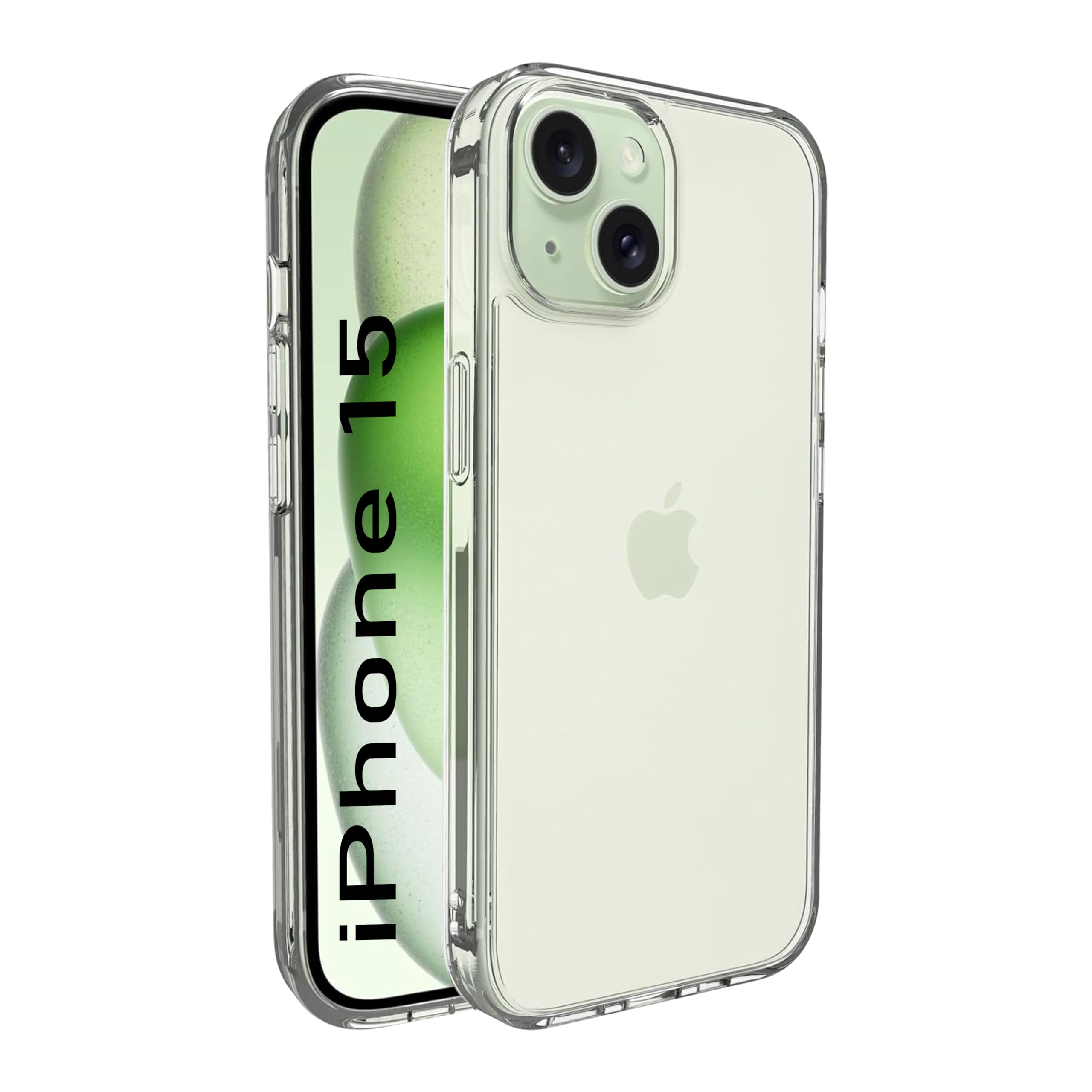CEDO iPhone 15 (6.1 Inch) Clear Case | Soft Flexible Slim-Fit | Full Body 360 Protection Shock Proof TPU Back Cover (Transparent) (B0CTF93F55) Amazon Price History, Amazon Price Tracker