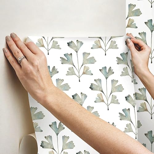 Miniatura 4 de RoomMates RMK12640PL - Papel pintado para despegar y pegar con diseño de gato verde