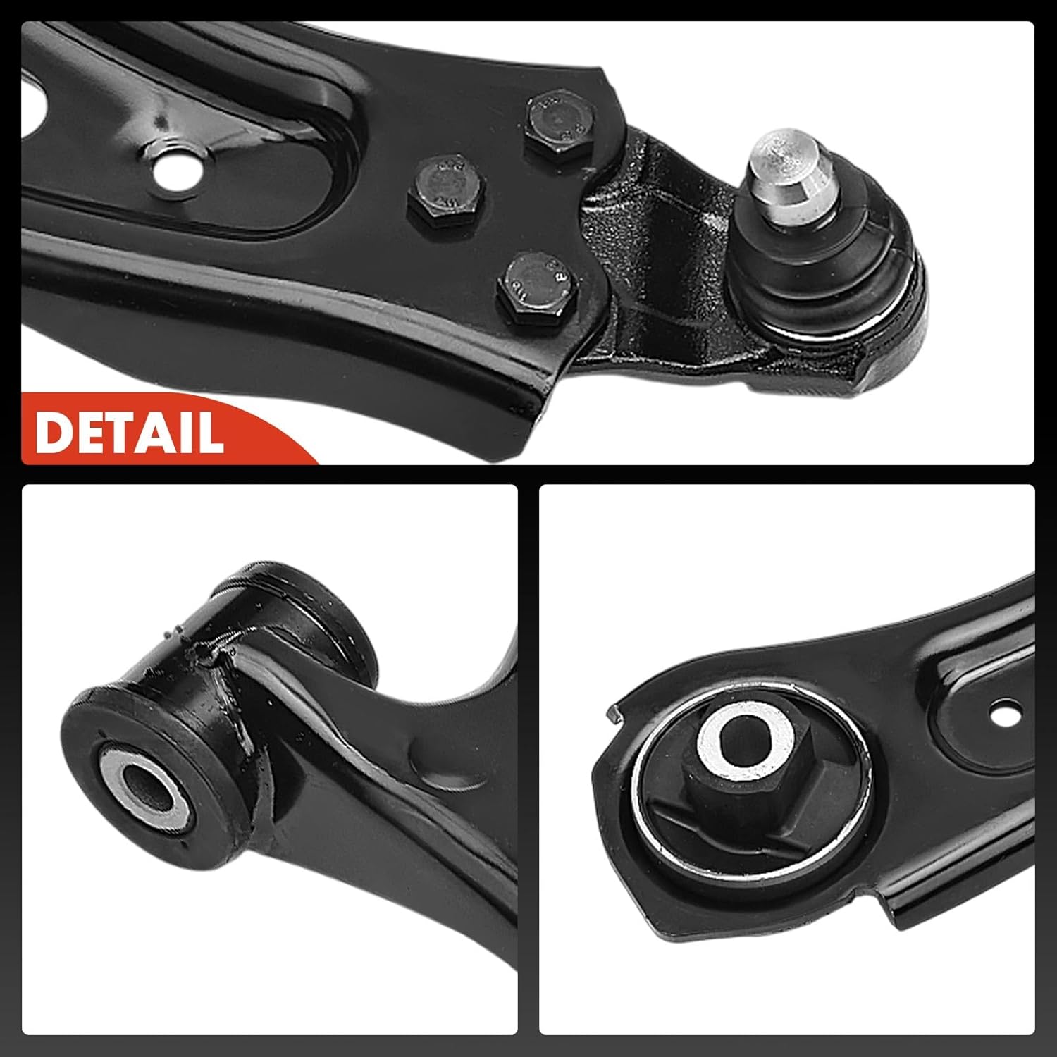 A-Premium 2 x Front Lower Control Arms, with Ball Joint & Bushing, Compatible with Jeep Renegade 2015-2023 & Fiat 500X 2016-2023