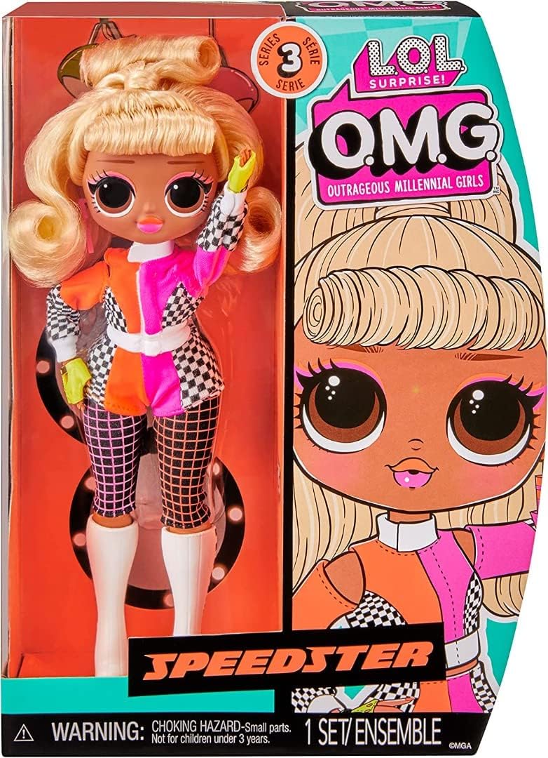 LOL Surprise O.M.G. Speedster Fashion Doll with Multiple