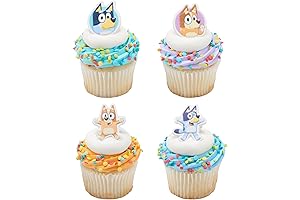 Bluey Cupcake Rings: Sprinkle a Touch of Bluey Magic to Your Celebrations