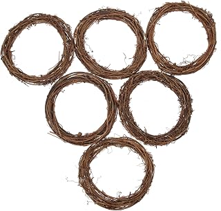 GARVALON Brinquedo De Balanço De Papagaio 6 Pçs Decoração Do País Guirlanda De Videira Poleiros Para Gaiolas De Pássaros Poleiro De Pássaro De Madeira Poleiros De Pássaros Periquitos