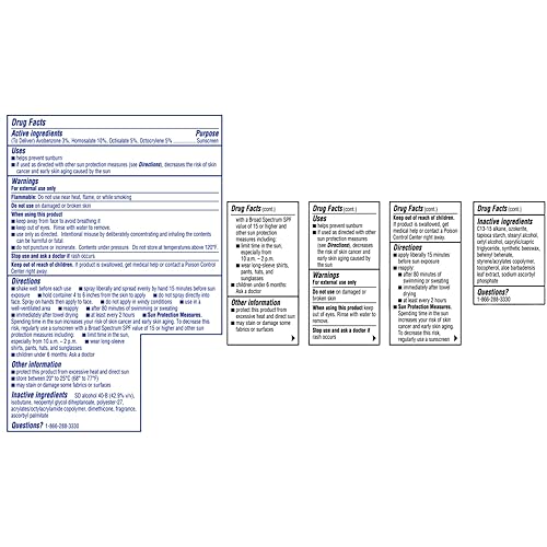 Miniatura 10 de Coppertone Sport Sunscreen Spray SPF 50 (5.5 Oz) + Sport Sunscreen Stick SPF 40 for Body and Face (1.5 Oz), Water Resistant